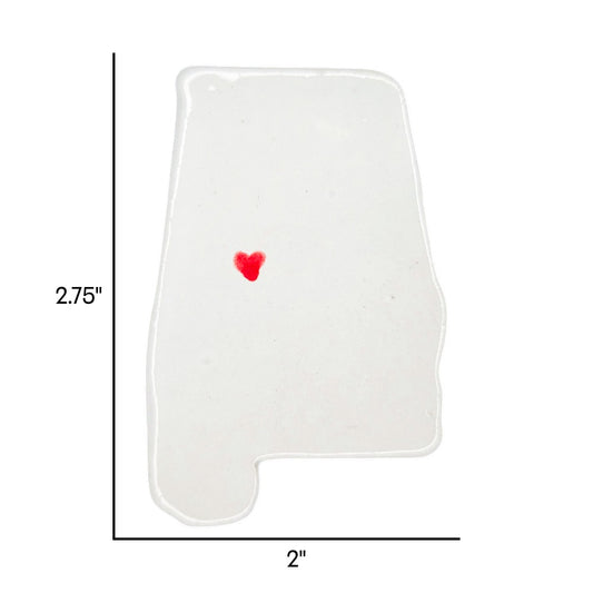 Tuscaloosa Ceramic Magnet for Fridge - Handcrafted Alabama State Decor Gift