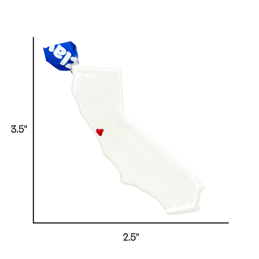 San Francisco Ceramic Christmas Ornament - Handcrafted California Holiday Gift