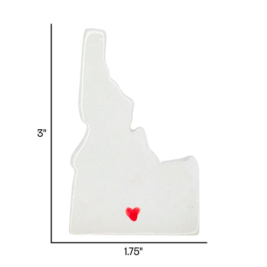 Twin Falls Ceramic Magnet for Fridge - Handcrafted Idaho State Decor Gift