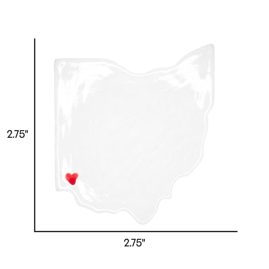 Cincinnati Ceramic Magnet for Fridge - Handcrafted Ohio State Decor Gift