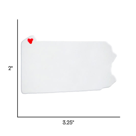 Erie Ceramic Magnet for Fridge - Handcrafted Pennsylvania State Decor Gift