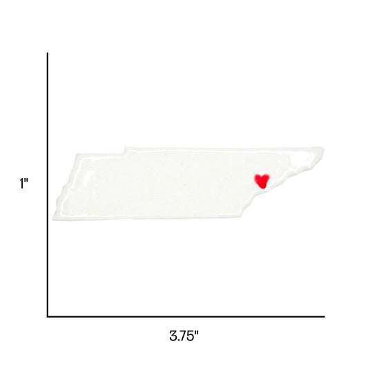 Gatlinburg Ceramic Magnet for Fridge - Handcrafted Tennessee State Decor Gift