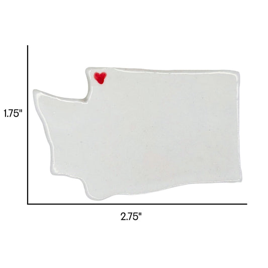 Bellingham Ceramic Magnet for Fridge - Unique Handmade Washington State Gift