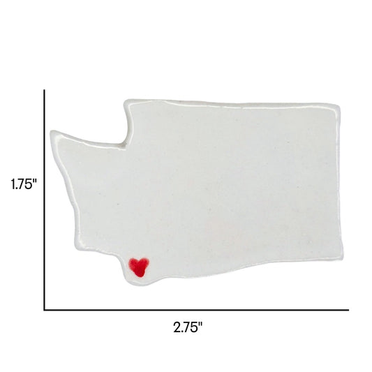 Vancouver Ceramic Magnet for Fridge - Unique Handmade Washington State Gift