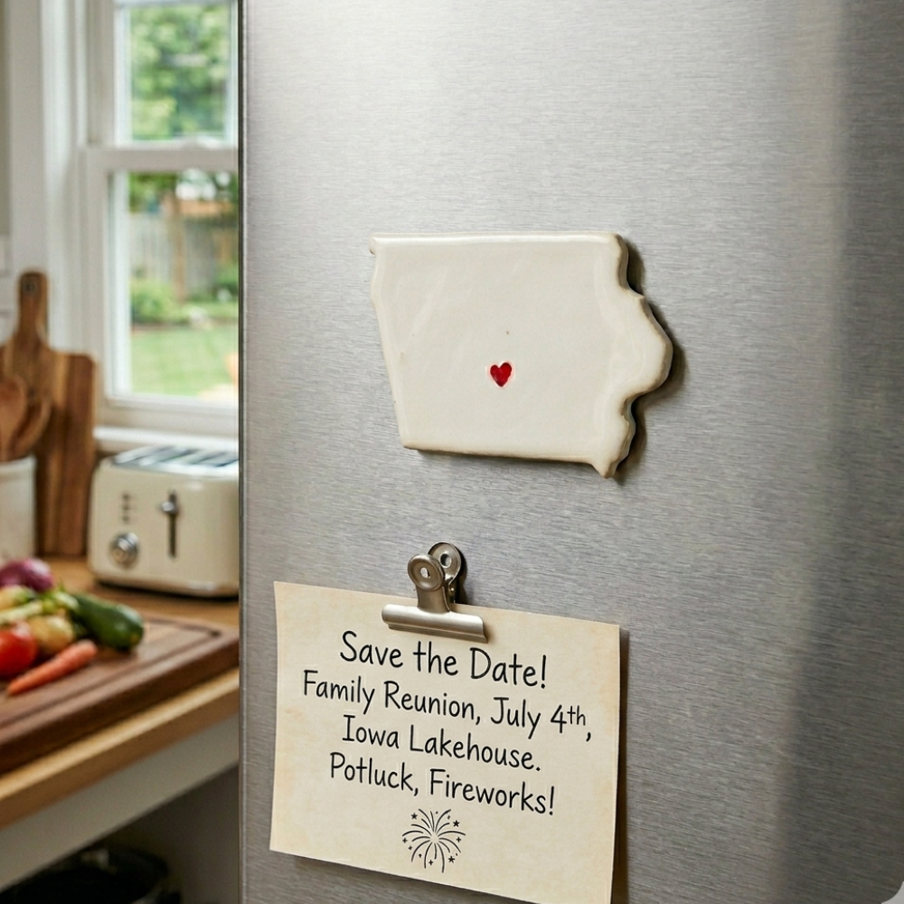 Iowa Ceramic Magnets for Fridge