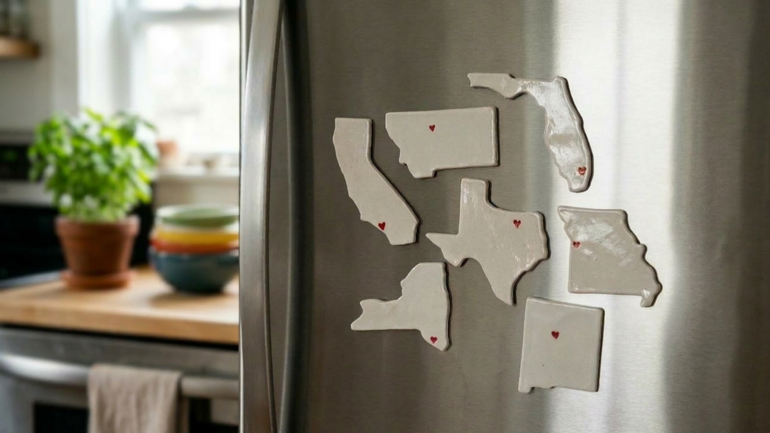 Custom Handmade Ceramic Magnets