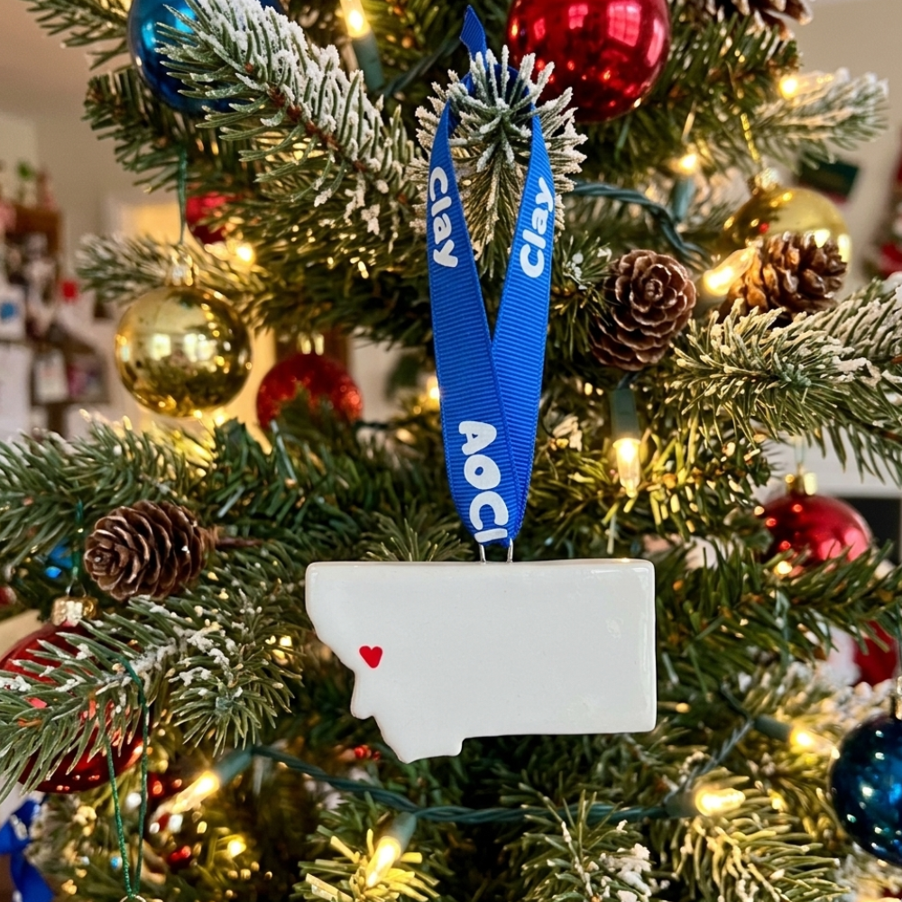 Montana Handmade Ceramic Christmas Ornaments