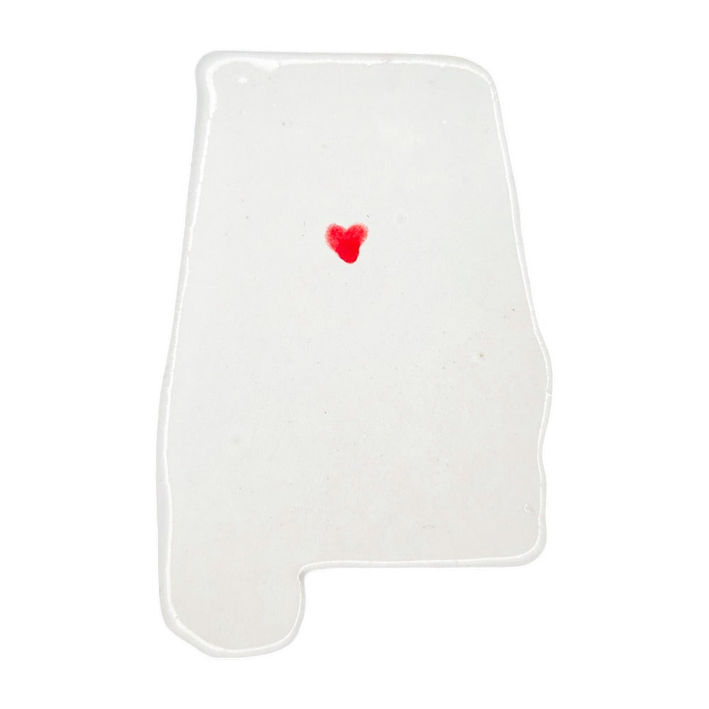 Birmingham Ceramic Magnet for Fridge - Handcrafted Alabama State Decor Gift