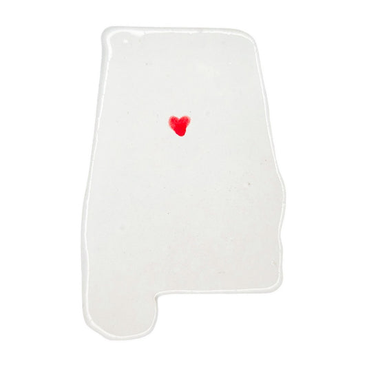 Birmingham Ceramic Magnet for Fridge - Handcrafted Alabama State Decor Gift