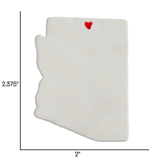 Page Ceramic Magnet for Fridge - Unique Handmade Arizona State Decor Gift