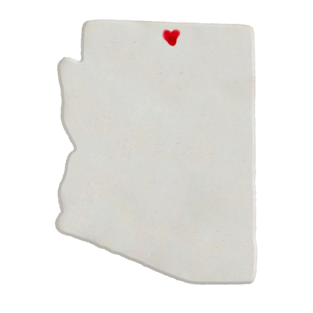 Page Ceramic Magnet for Fridge - Unique Handmade Arizona State Decor Gift