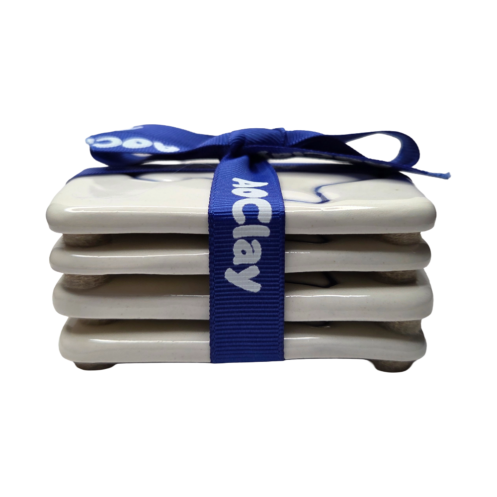 Bakersfield Handcrafted Ceramic Coaster Set of 4 | Unique California Gift