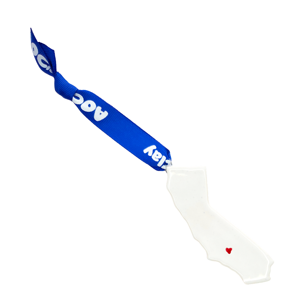 Bakersfield Ceramic Christmas Ornament - Handcrafted California Holiday Gift