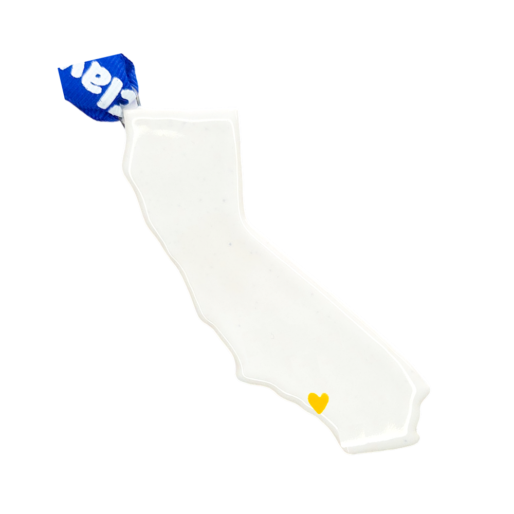 Newport Beach Ceramic Christmas Ornament - Handcrafted California Holiday Gift