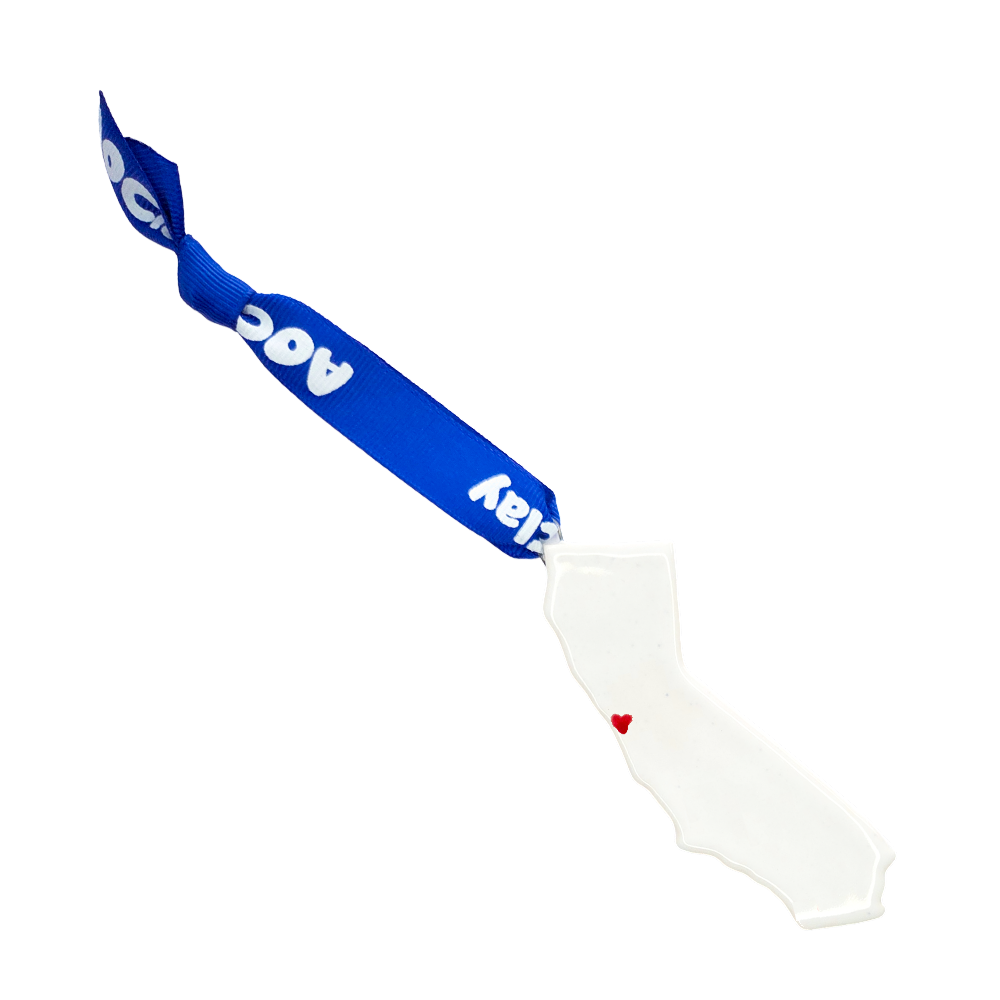 San Francisco Ceramic Christmas Ornament - Handcrafted California Holiday Gift