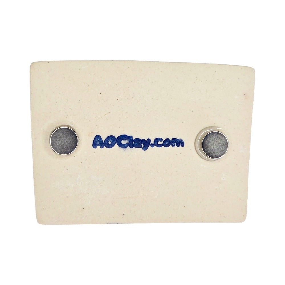 Keystone Ceramic Fridge Magnet - Handmade Colorado Souvenir with Heart Design