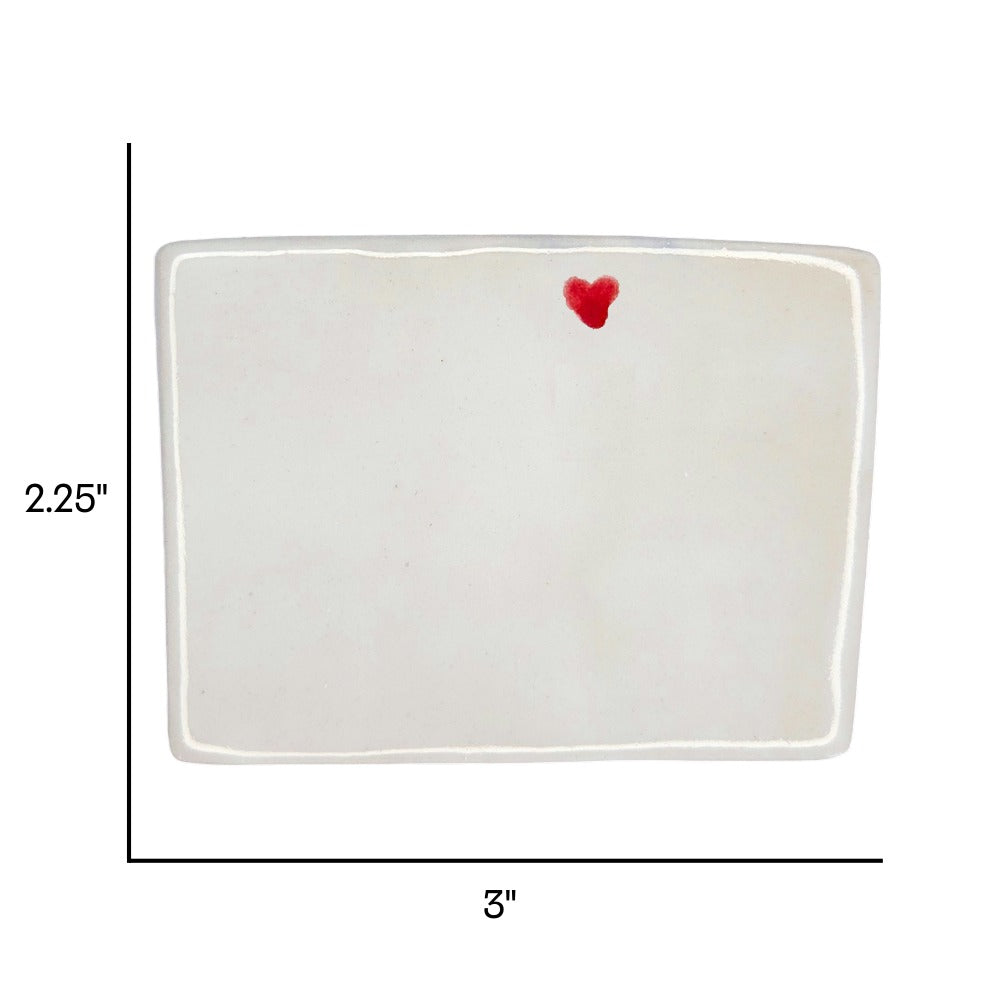 Greeley Ceramic Magnet - Handmade Colorado Souvenir with Heart Design