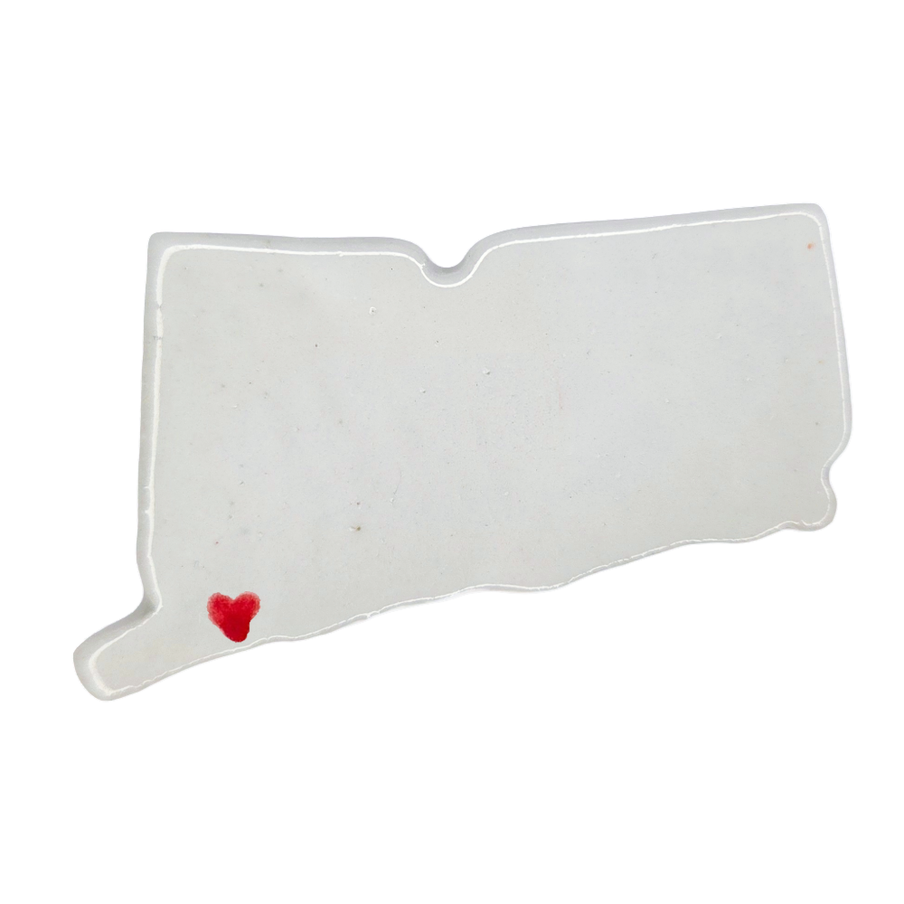 Bridgeport Ceramic Magnet for Fridge - Unique Handmade Connecticut Souvenir Gift