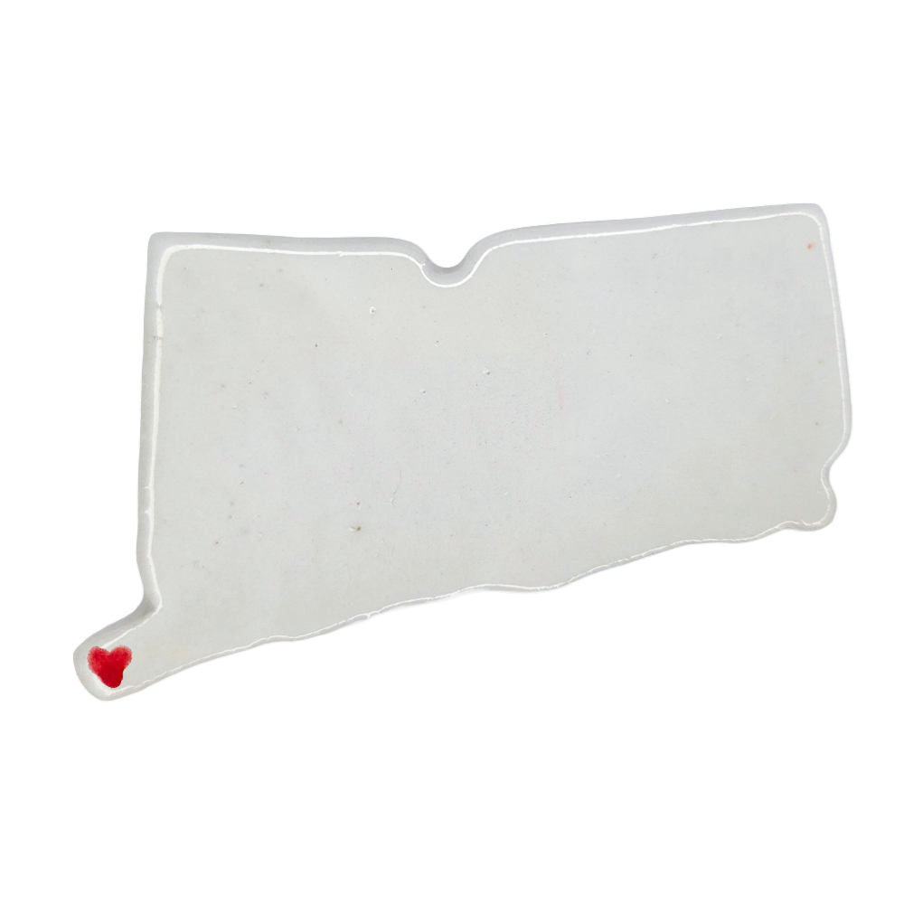 Greenwich Ceramic Magnet for Fridge - Unique Handmade Connecticut Souvenir Gift