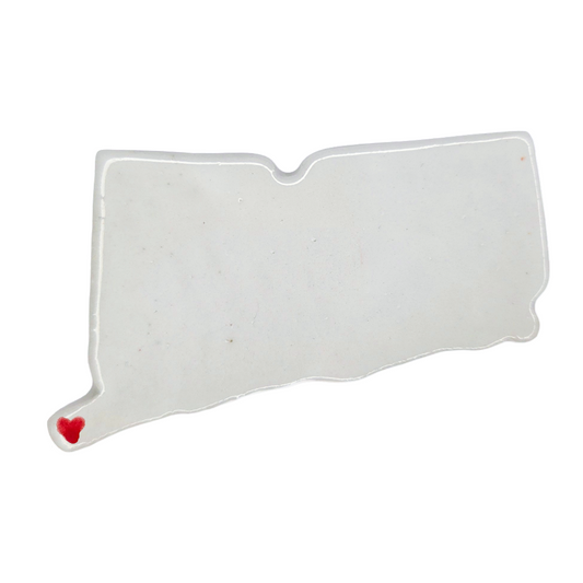 Greenwich Ceramic Magnet for Fridge - Unique Handmade Connecticut Souvenir Gift