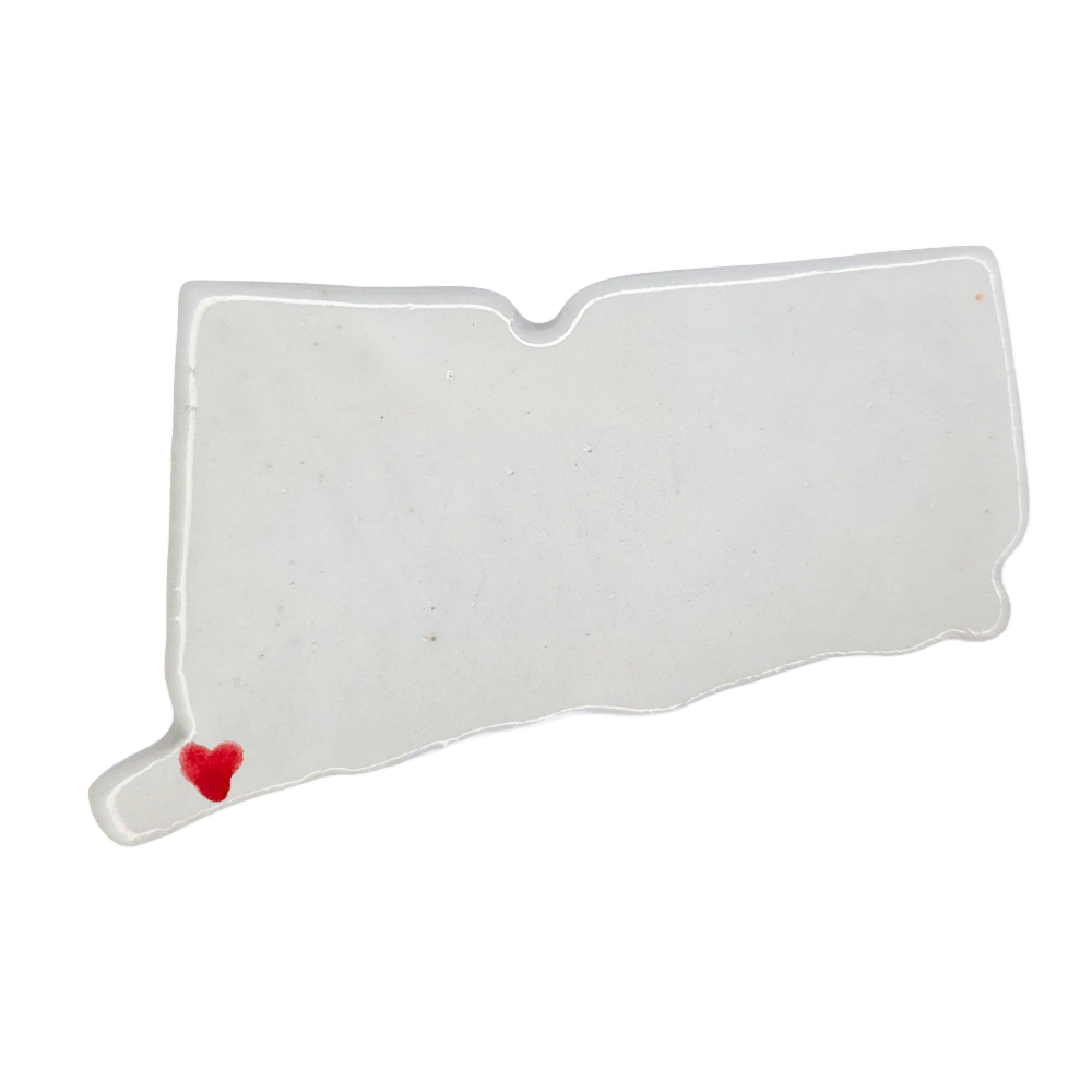 Norwalk Ceramic Magnet for Fridge - Unique Handmade Connecticut Souvenir Gift
