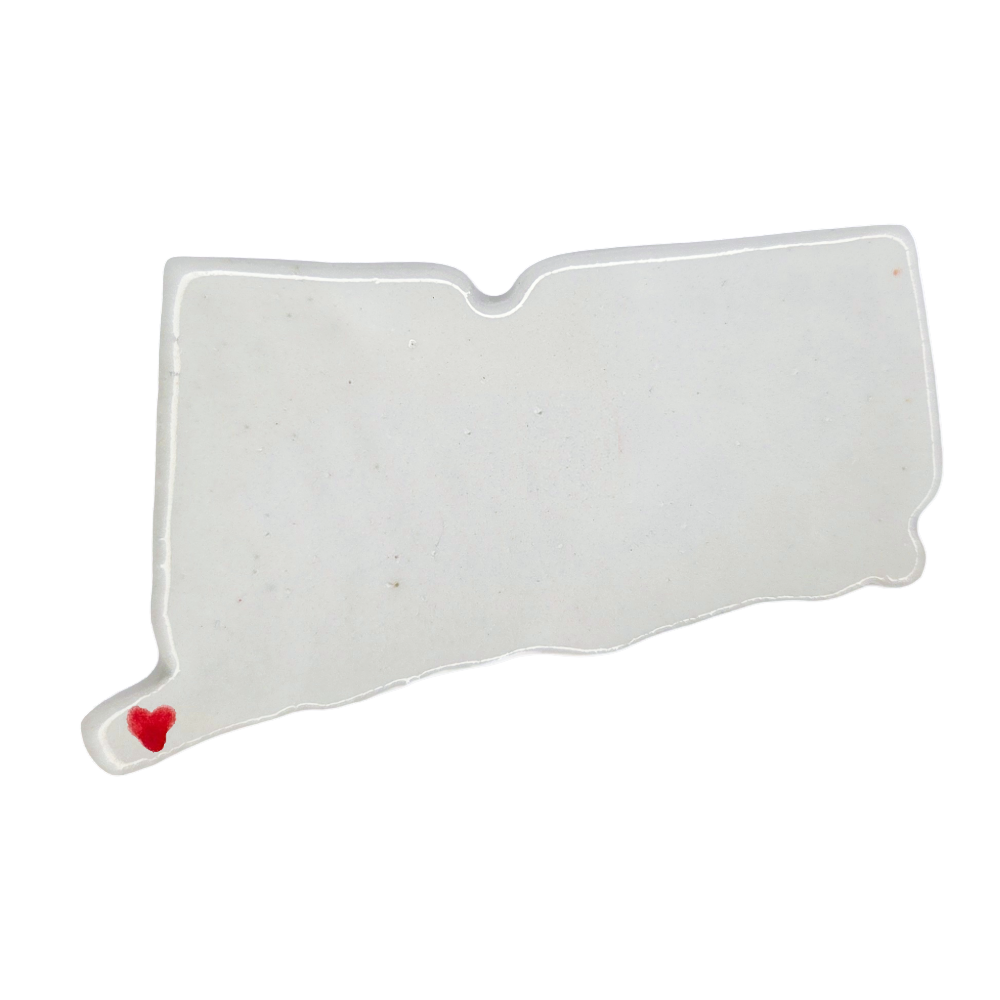 Stamford Ceramic Magnet for Fridge - Unique Handmade Connecticut Souvenir Gift