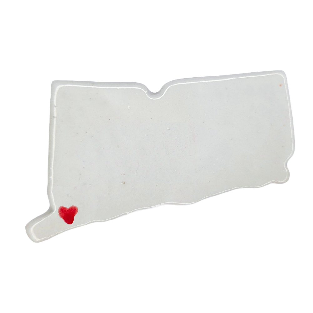 Westport Ceramic Magnet for Fridge - Unique Handmade Connecticut Souvenir Gift