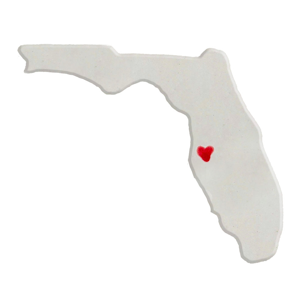 Tampa Bay Ceramic Magnet for Fridge - Unique Handmade Florida State Decor Gift