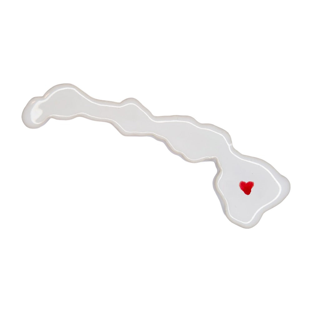 Big Island Ceramic Fridge Magnet - Handmade Personalized Hawaii Gift
