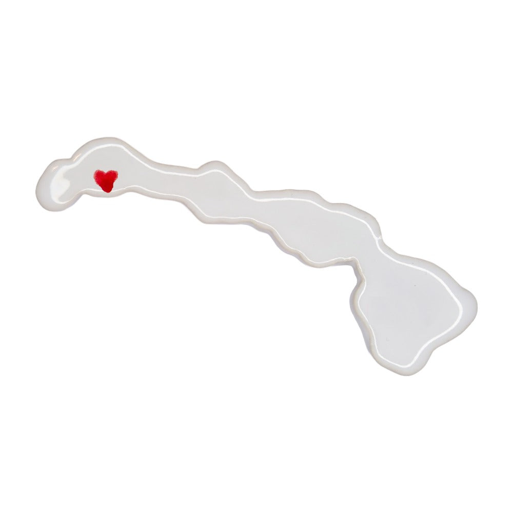 Poipu Ceramic Fridge Magnet - Handmade Personalized Hawaii Gift