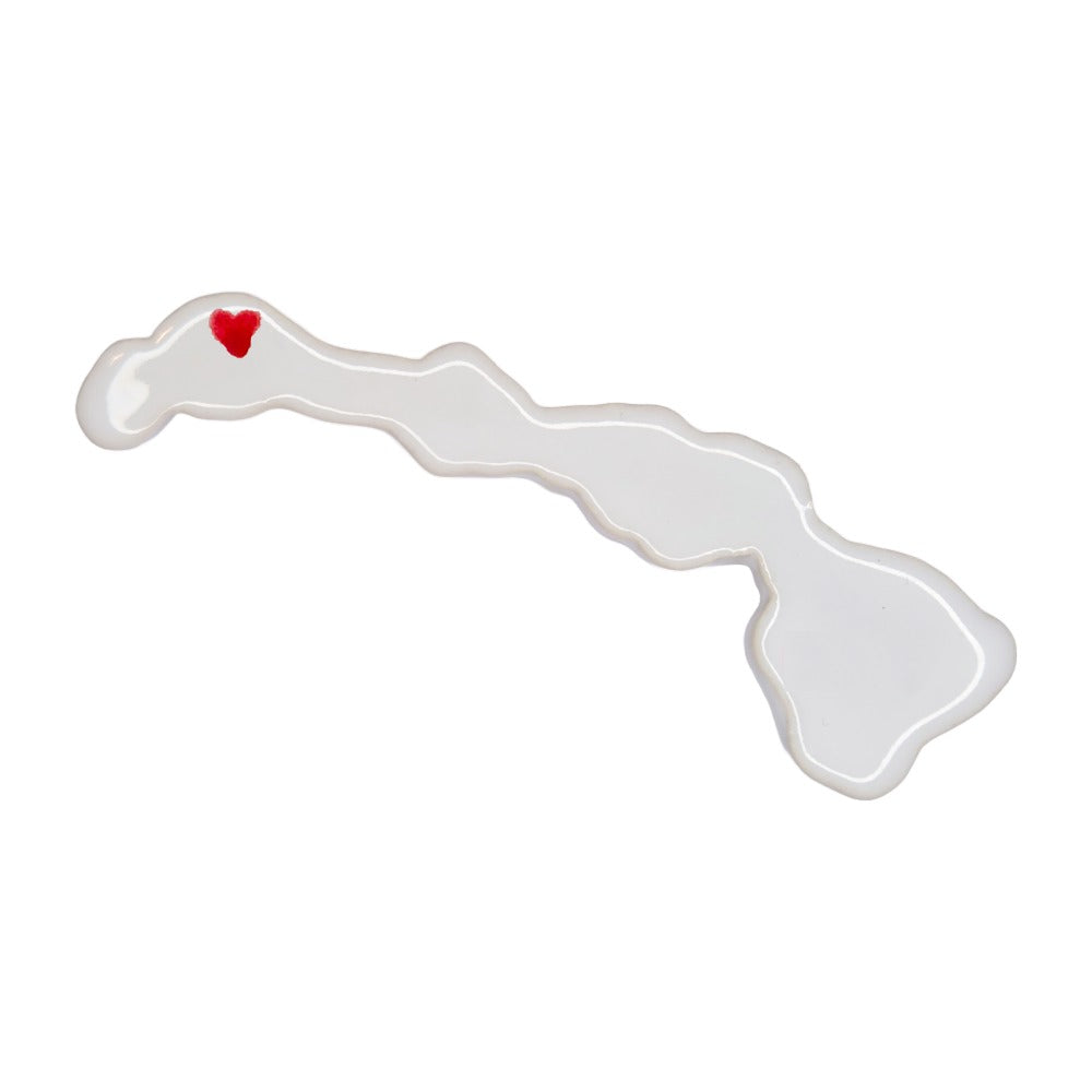 Princeville Ceramic Fridge Magnet - Handmade Personalized Hawaii Gift