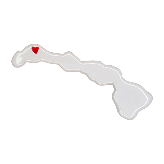 Princeville Ceramic Fridge Magnet - Handmade Personalized Hawaii Gift
