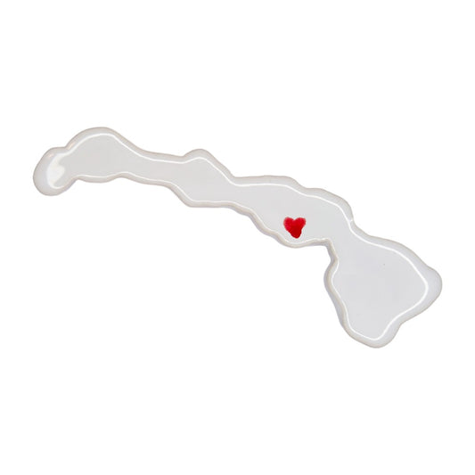 Wailea Ceramic Fridge Magnet - Handmade Personalized Hawaii Gift