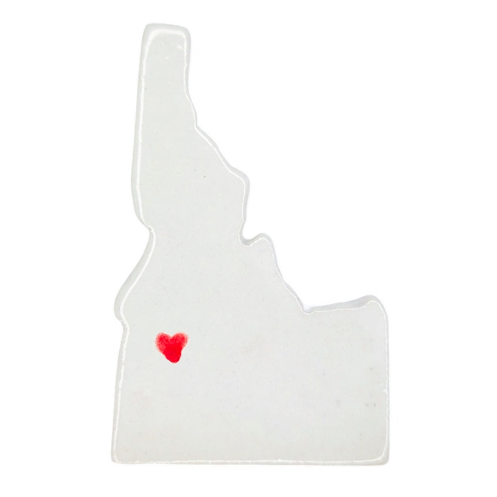 Boise Ceramic Magnet for Fridge - Handcrafted Idaho State Decor Gift
