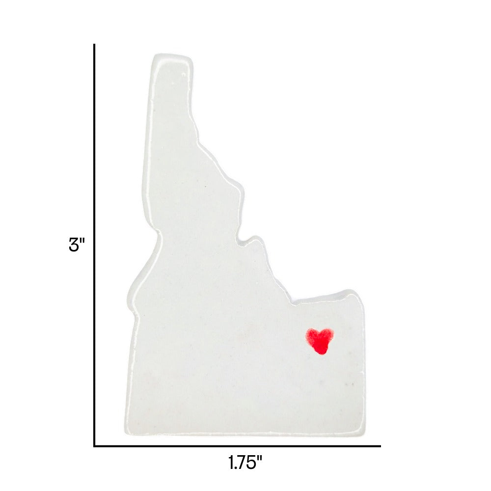 Idaho Falls Ceramic Magnet for Fridge - Handcrafted Idaho State Decor Gift