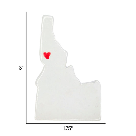 Lewiston Ceramic Magnet for Fridge - Handcrafted Idaho State Decor Gift