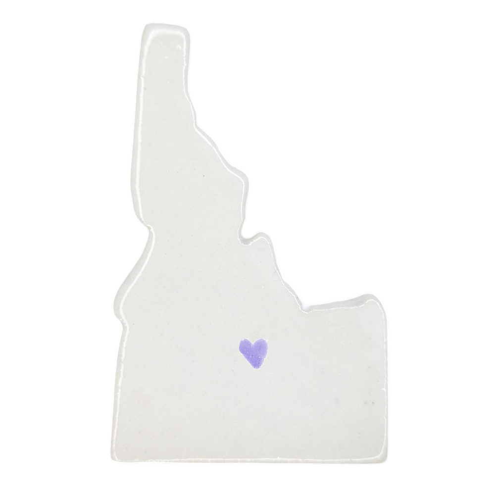 Sun Valley Ceramic Magnet for Fridge - Handcrafted Idaho State Decor Gift