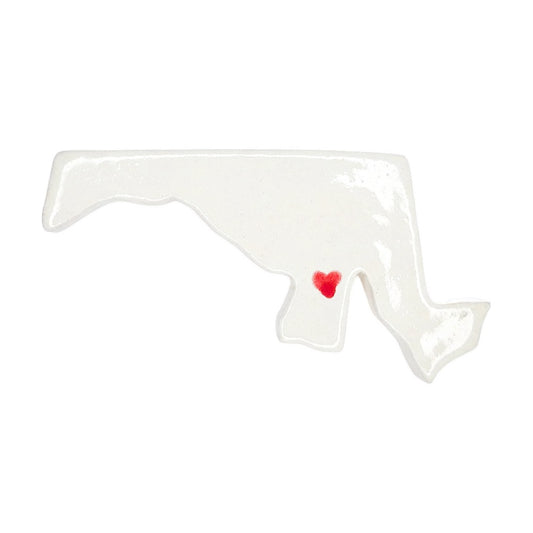 Annapolis Ceramic Magnet for Fridge - Handcrafted Maryland State Decor Gift