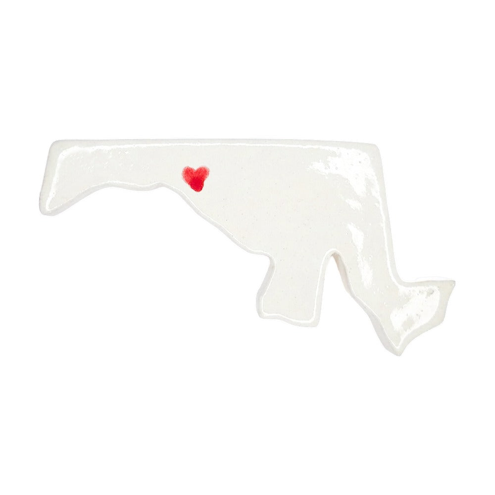 Hagerstown Ceramic Magnet for Fridge - Handcrafted Maryland State Decor Gift