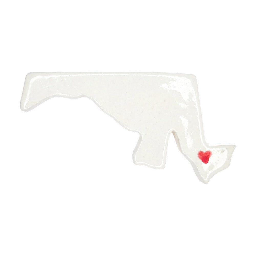 Salisbury City Ceramic Magnet for Fridge - Handcrafted Maryland State Decor Gift