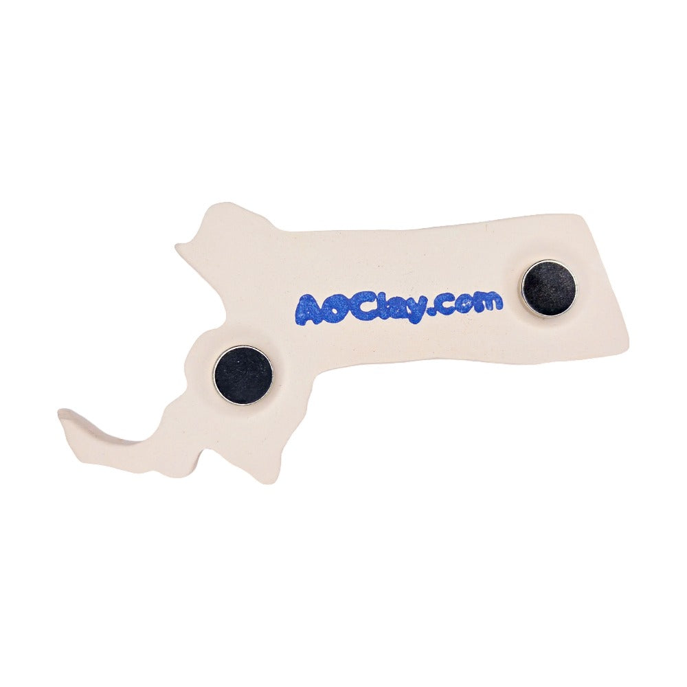 Pittsfield Ceramic Magnet for Fridge - Handcrafted Massachusetts State Decor Gift