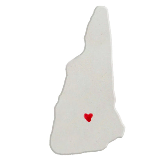 Concord Ceramic Magnet for Fridge - Unique Handmade New Hampshire State Decor Gift