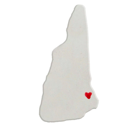 Portsmouth Ceramic Magnet for Fridge - Handmade New Hampshire State Decor Gift
