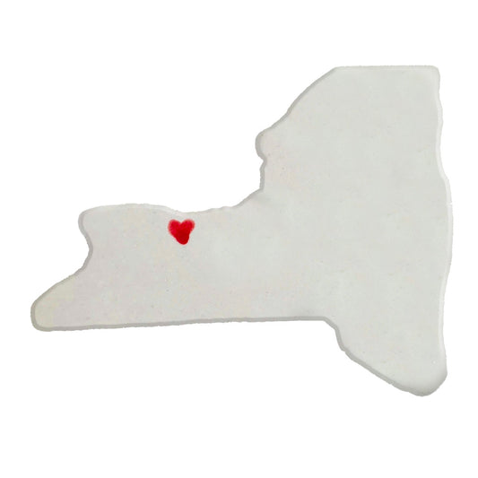 Rochester Ceramic Magnet for Fridge - Handmade New York State Decor Gift