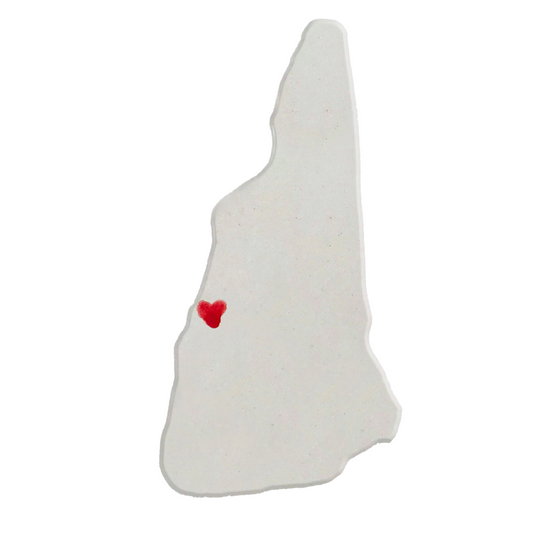 Hanover Ceramic Magnet for Fridge - Handmade New Hampshire Dartmouth Gift