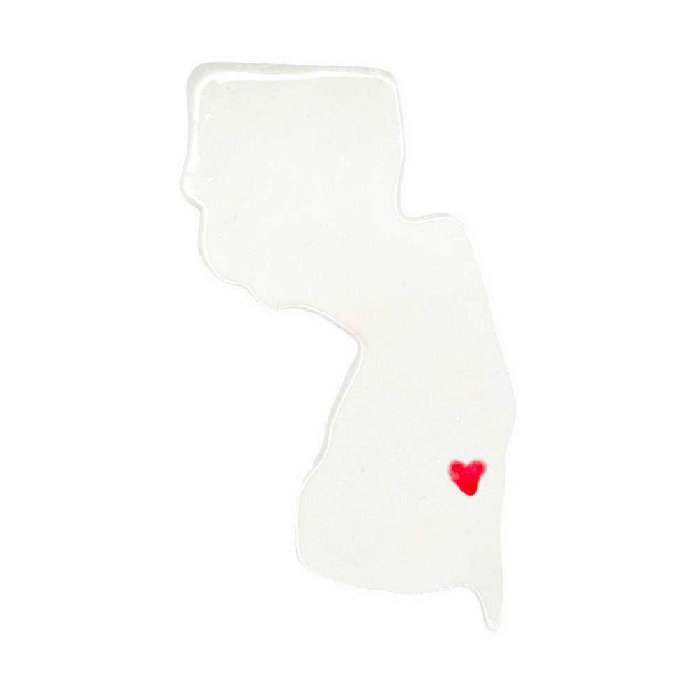 Atlantic City Ceramic Magnet for Fridge - Handcrafted New Jersey State Decor Gift