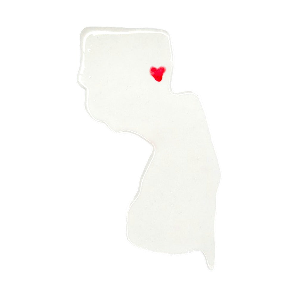 Hoboken Ceramic Magnet for Fridge - Handcrafted New Jersey State Decor Gift