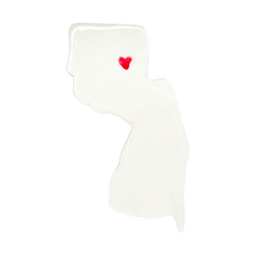 Newark Ceramic Magnet for Fridge - Handcrafted New Jersey State Decor Gift