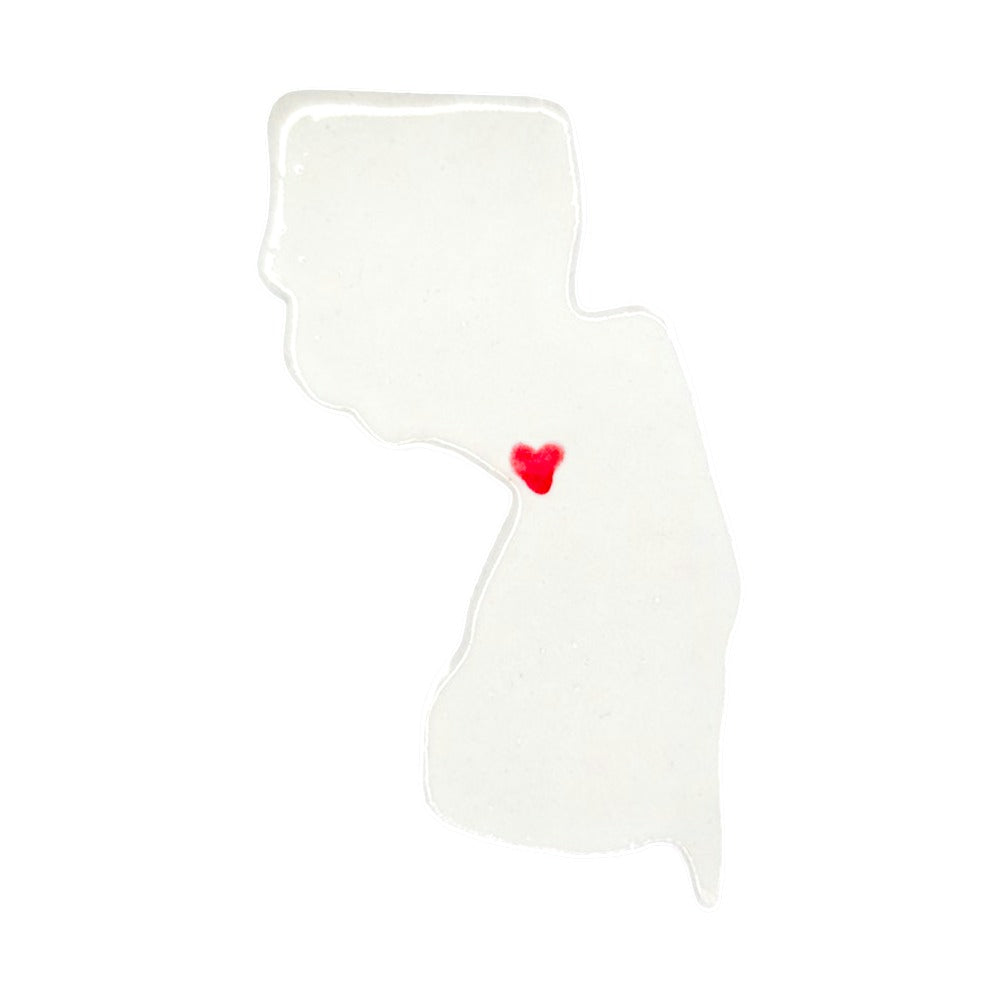 Trenton Ceramic Magnet for Fridge - Handcrafted New Jersey State Decor Gift