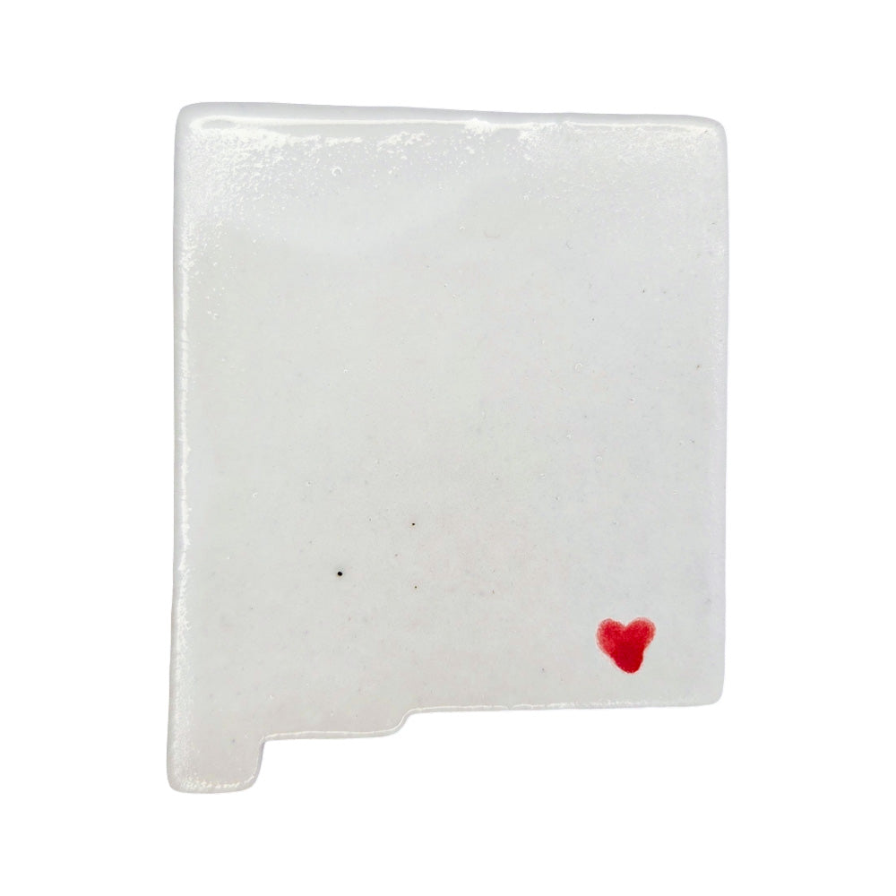 Carlsbad Ceramic Magnet for Fridge - Unique Handmade New Mexico State Decor Gift